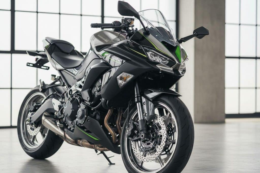 Kawasaki noir et vert
