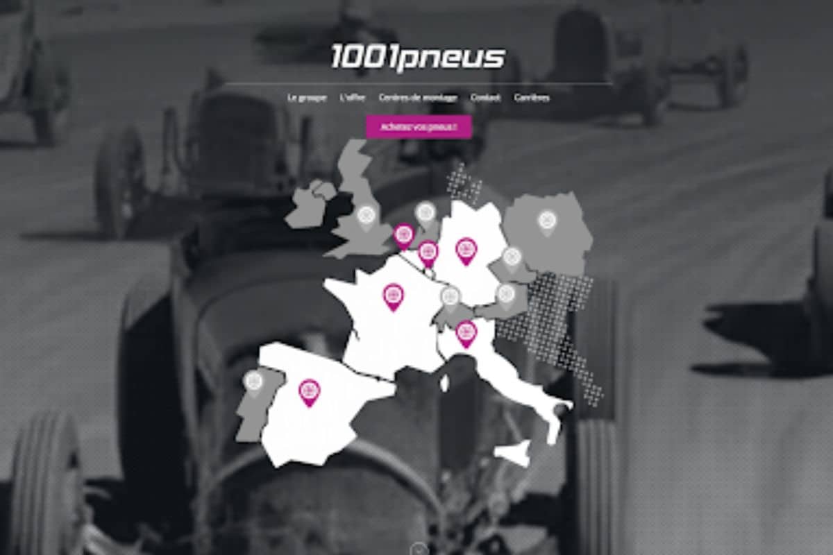 Points de vente 1001 pneus