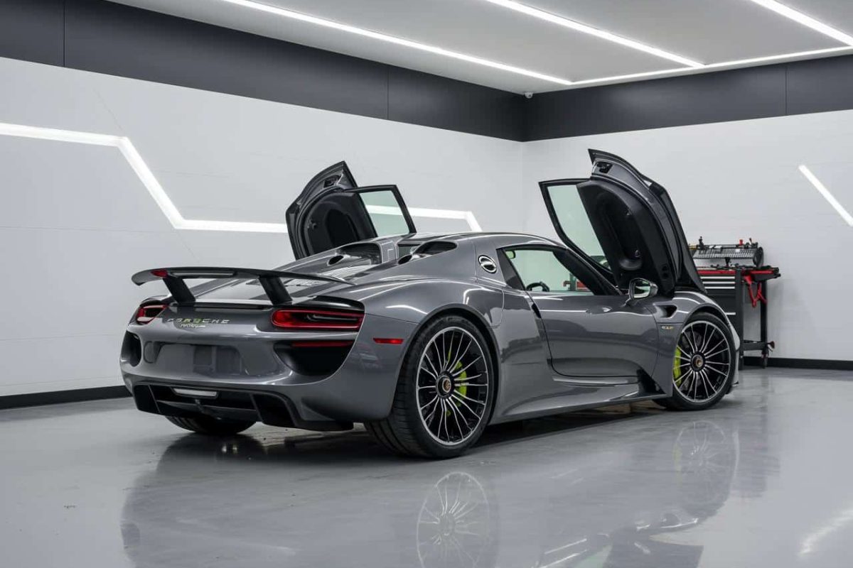 porsche 918 spyder sports car
